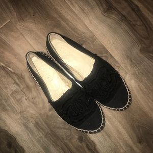 100% authentic Chanel Espadrilles black fabric!